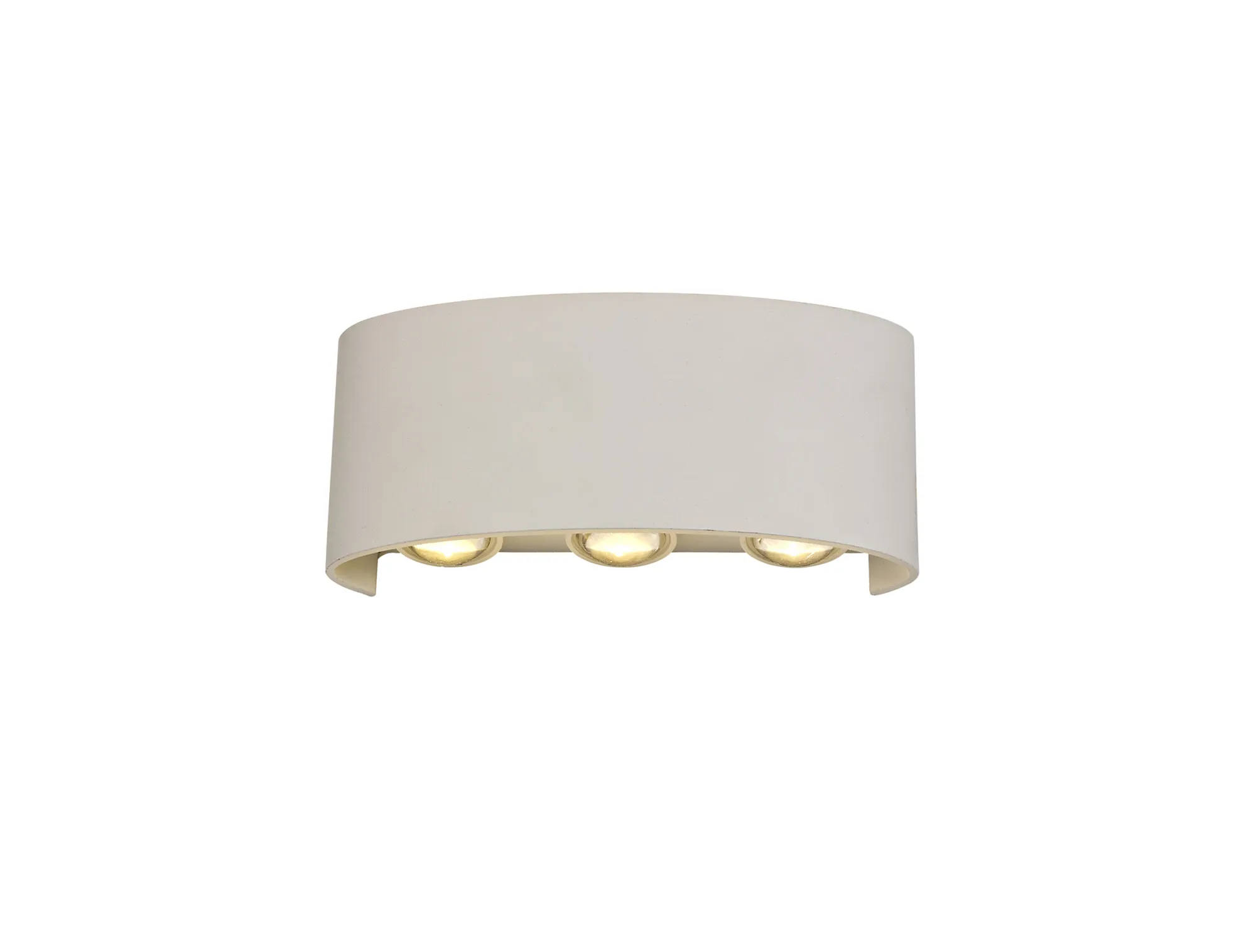 D0450  Leoni Wall Light 6W LED IP54 Sand White